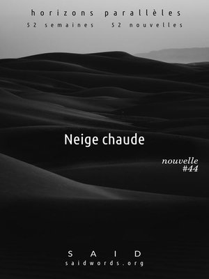 cover image of Neige chaude
